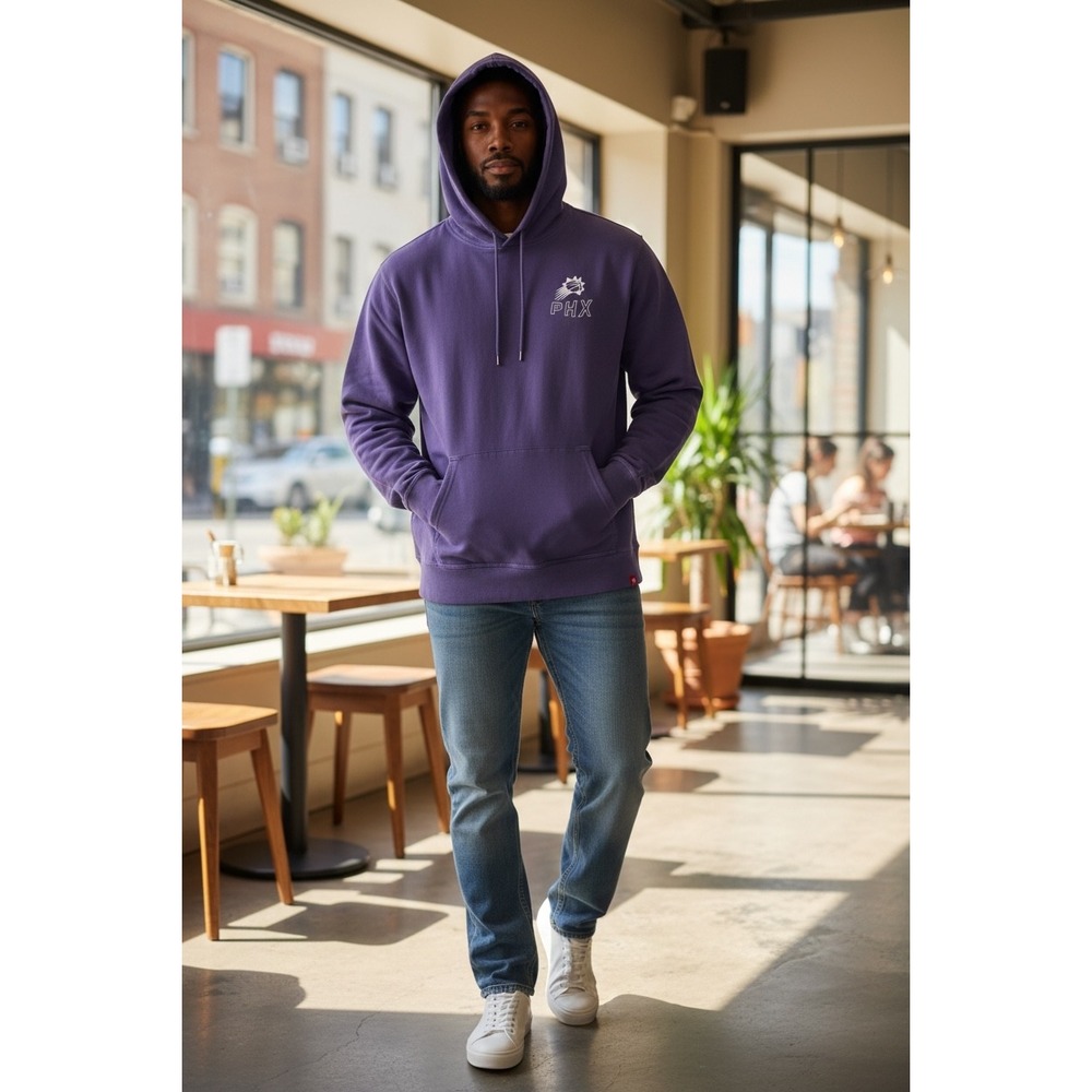 Sportiqe Phoenix Suns PHX Blake 2 Hit Hoodie Mens 2XL Purple NBA Sweatshirt NWT